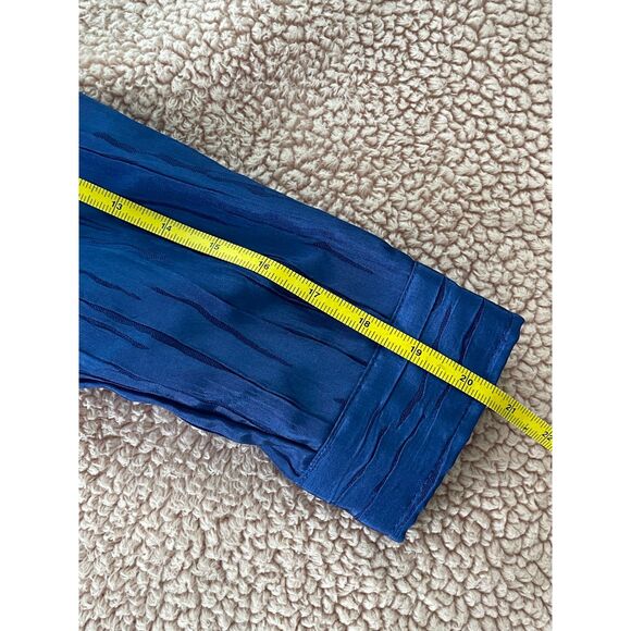 Ruby Rd. Women's Petite Blue Cropped textured Jacket Size 14 - Picture 5 of 6